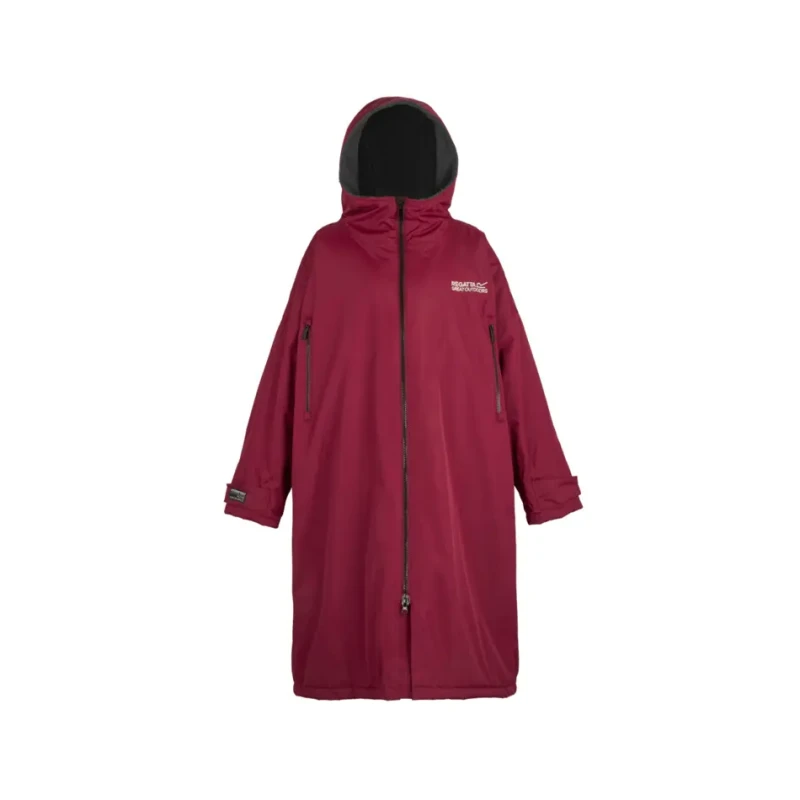 Image of Regatta Regatta Adult Waterproof Changing Robe in Maroon Size: Small/Large Maroon S/M Unisex 5063516164876
