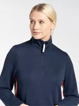 Image of Craghoppers Pinalla Half Zip Top - Navy, Size 10, Women