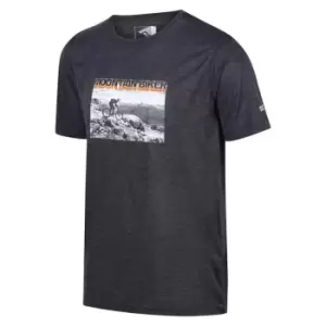 Image of Regatta Fingal Slogan T-Shirt - India Grey