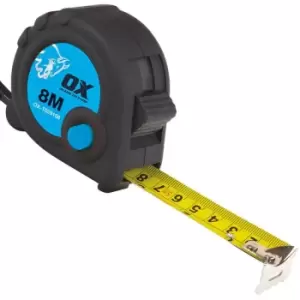 Image of Ox Tools - ox Trade Tape Measure 8m Metric - n/a
