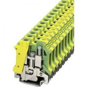 Image of PE protective conductor terminal USLKG 10 N Phoenix Contact Green yellow