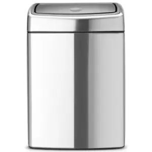 Image of Brabantia Touch Bin 10 Litre Matt Steel Fingerprint Proof