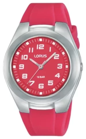 Image of Lorus Kids Pink Silicone Strap and Dial RRX81GX9 Watch