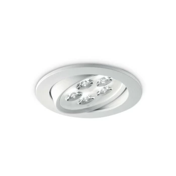 Image of Ideal Lux DELTA - Integrated LED 5 Lights Recessed Downlight Lamp White 3000K (Driver Included)