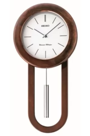 Image of Seiko Clocks Pendulum Long Case Chiming Wall Clock QXH057B