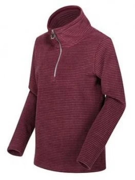 Image of Regatta Solenne Quarter Zip Fleece - Dark Burgundy