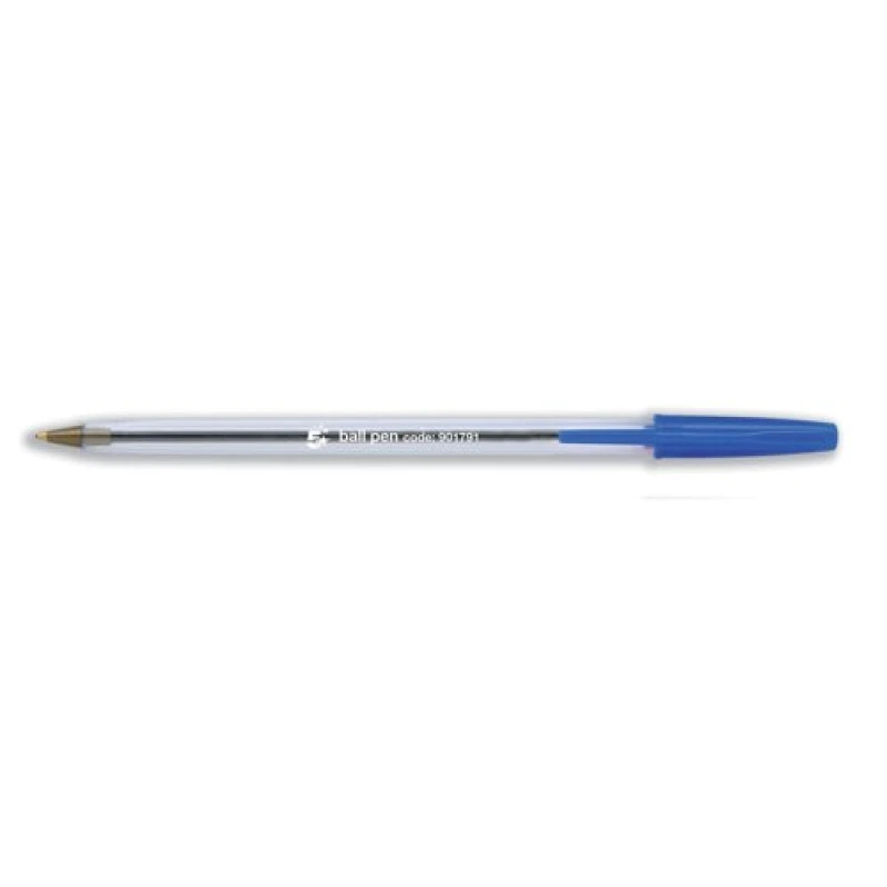 Image of 5 Star Office Ball Pen 0.4mm Line Blue (50 Pack) 901791