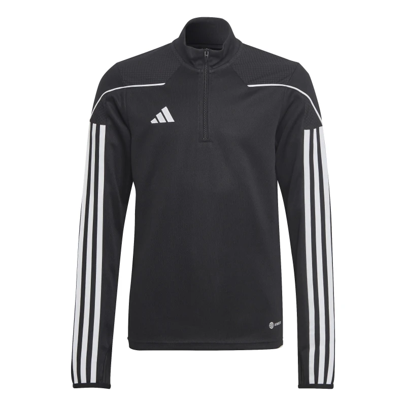 Image of adidas Tiro 23 League Training Top 1/4 Zip Fleece Tops 9-10 Years Black 44369103195