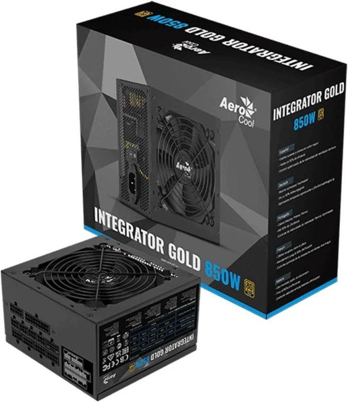 Image of Aerocool Integrator Gold 850W 80 Plus Gold Modular Power Supply