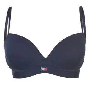 Image of Tommy Hilfiger Tommy Large Flag T Shirt Bra - Grey