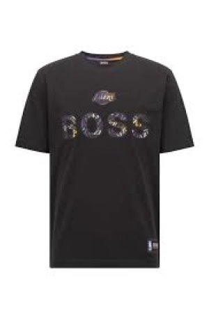 Image of Hugo Boss X NBA Bulls T-Shirt Medium Black Size L Men