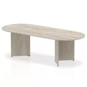 Image of Impulse 2400 Boardroom Table Grey Oak Arrowhead