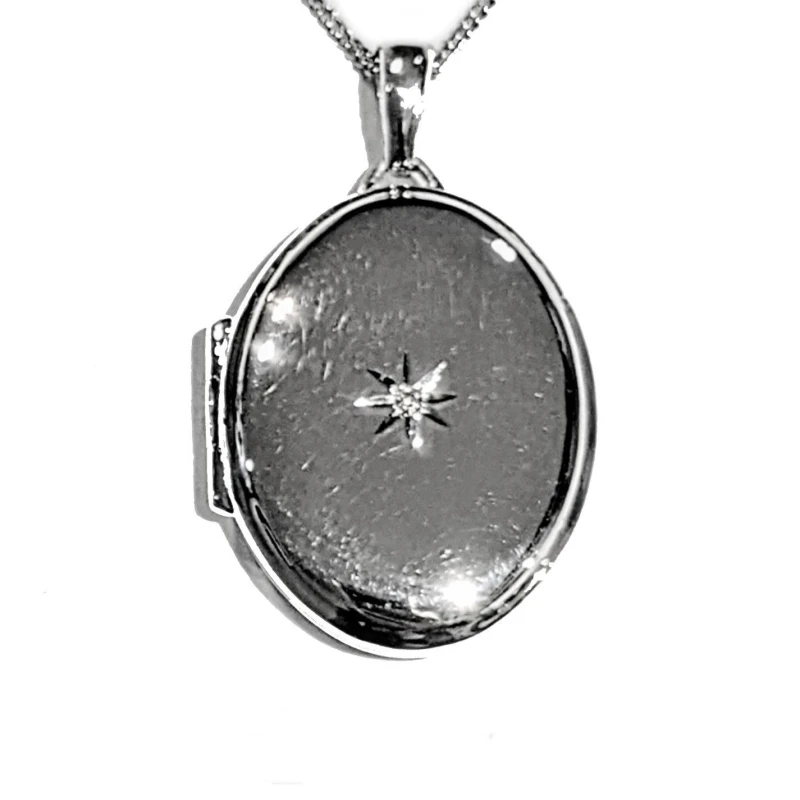 Image of Espree LIMITED STOCKS Espree Silver Locket Silver unisex One Size