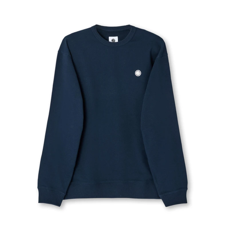 Image of Pretty Green Mens Standards Crew Sweatshirt Navy male X Large