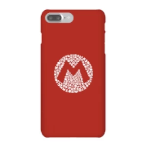 Image of Nintendo Super Mario Mario Items Logo Phone Case - iPhone 7 Plus - Snap Case - Matte