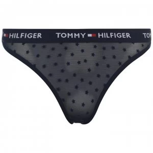 Image of Tommy Bodywear Mesh Star Briefs - Navy Blazer 416