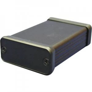 Image of Hammond Electronics 1455C801BK 1455C801BK Treaded casing 80 x 54 x 23 Aluminium Black