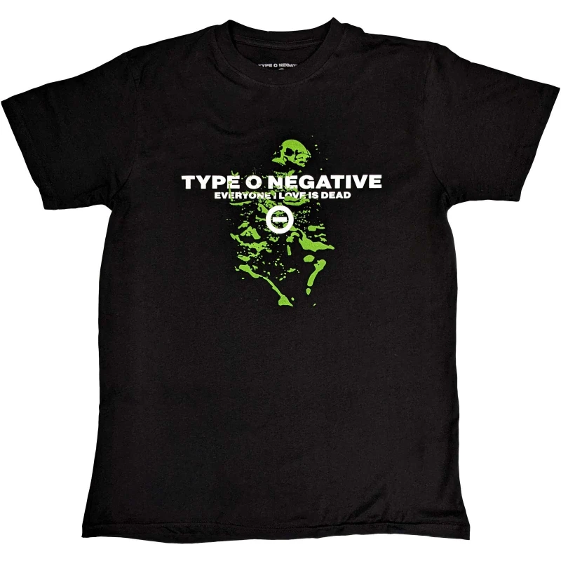 Image of Type O Negative Mens Everyone I Love Is Dead Cotton T-Shirt in Black Size: XL Black Male XL