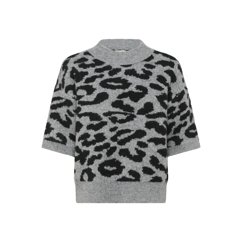 Image of Kaffe Woman sweater KAFFE Sandra Gris Female L