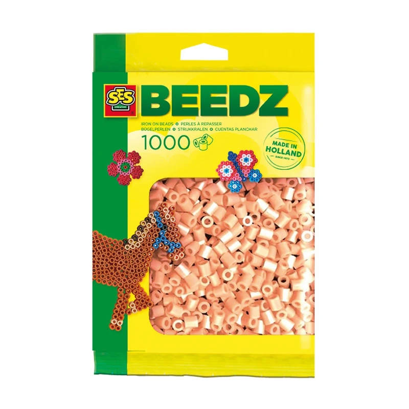 Image of SES Creative Iron on beads 1000 salmon pink Multi unisex One Size