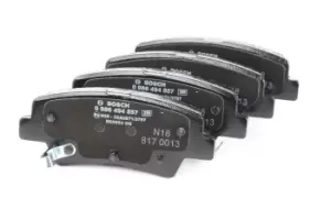 Image of Bosch Brake pad set 0 986 494 557 Brake pads,Brake pad set, disc brake HYUNDAI,KIA,SSANGYONG,Tucson (TL, TLE),i10 (PA),i40 CW (VF),i30 (GD),i10 (IA)