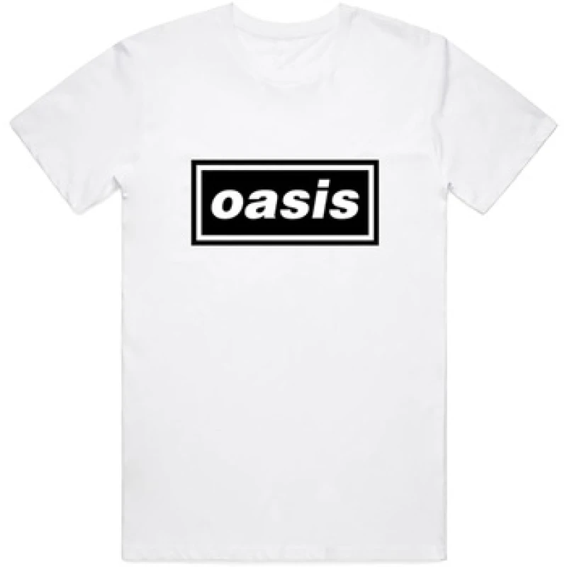 Image of Oasis Oasis Men Decca T-Shirt in White Size: Medium White M Male 5063238341586
