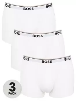 Image of BOSS Bodywear 3 Pack Power Trunks - White Size M Men