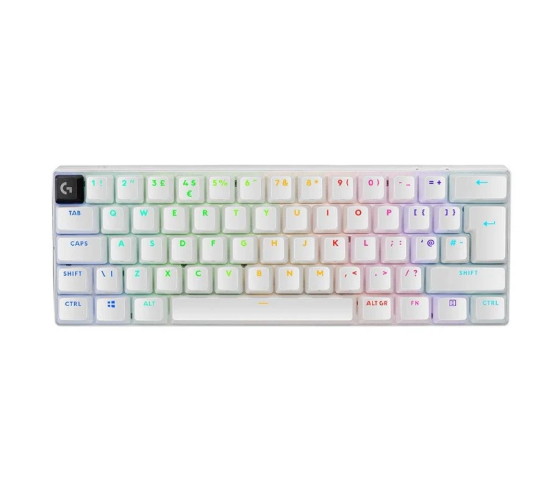 Image of Logitech PRO X 60 LIGHTSPEED Wireless Gaming Keyboard - White, Black 5099206112834