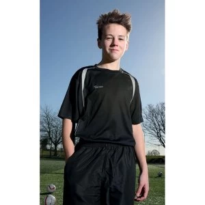 Image of Precision Ultimate Moisture Management Tee Black/Silver 46-48"