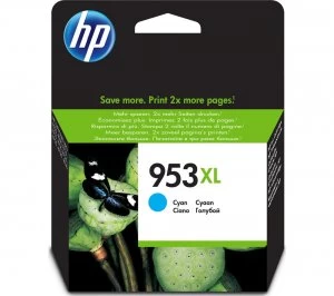 Image of HP 953XL Cyan Ink Cartridge