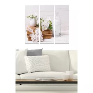 Image of MDF74100969 Multicolor Decorative MDF Painting (3 Pieces)