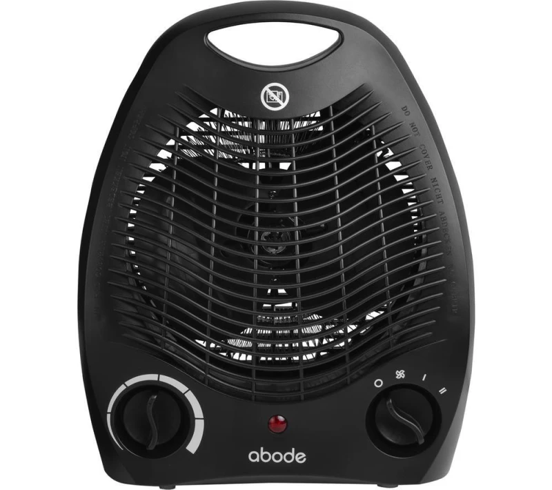 Image of ABODE AFH1002B Hot & Cool Fan Heater - Black 5056233839387