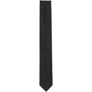 Image of Boss Glitter Tie 6cm Mens - Black