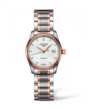 Image of Longines Master Collection Automatic 29mm Diamond Dial Steel Womens Watch L2.257.5.89.7 L2.257.5.89.7