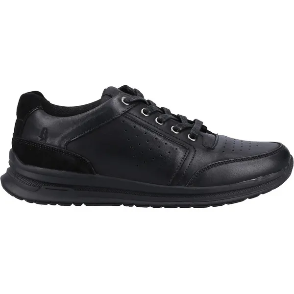 Image of Hush Puppies Mens Joseph Lace Up Trainers Shoes - UK 11 Black male GDE2677LBK11