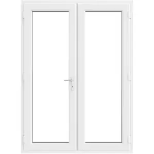 Image of Crystal uPVC French Door Left Hand Master 1490mm x 2090mm Clear Double Glazed White