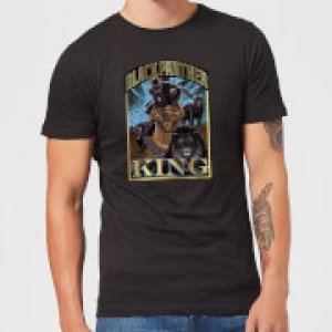 Image of Marvel Black Panther Homage Mens T-Shirt - Black - S