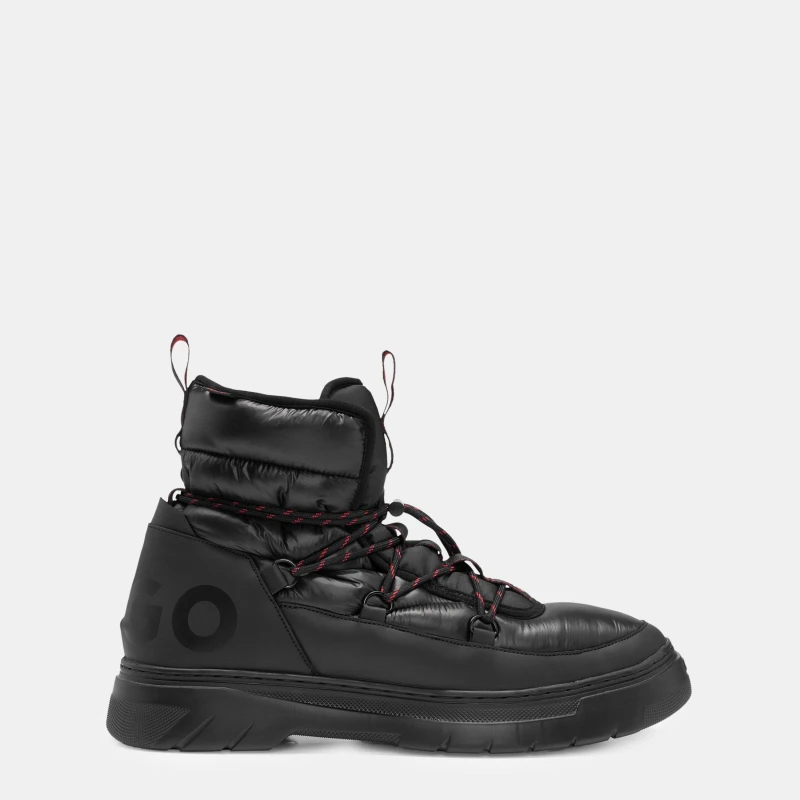 Image of Hugo Mens Urian Halb Hlmx Flat Ankle Boots Black male 6 (40)