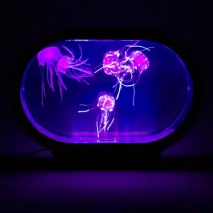 Image of Realistic Jellyfish Light in Black Plastic