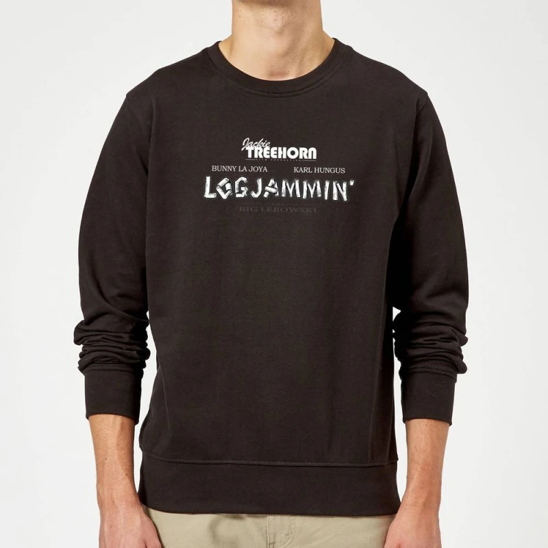 Image of The Big Lebowski Logjammin Sweatshirt - Black - L