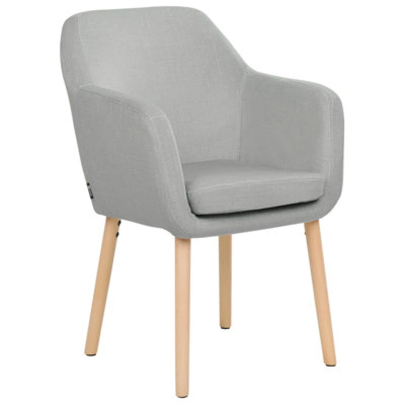 Image of Beliani Dining Chair Yorkville Ii Velvet Grey