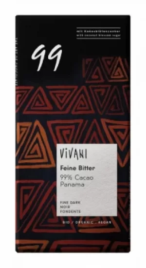 Image of Vivani Dark 99% Panama Cocoa 80g