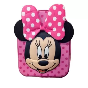 Image of Minnie Mouse Girls 3D Backpack (One Size) (Pink)