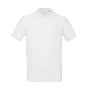Image of B&C Mens Inspire Polo (XL) (Snow)