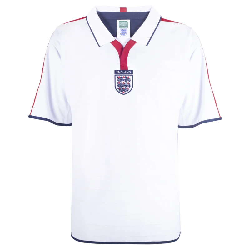 Image of Score Draw England 2004 Retro Football Shirt ENG04HPYSS-S S Mens Sportswear