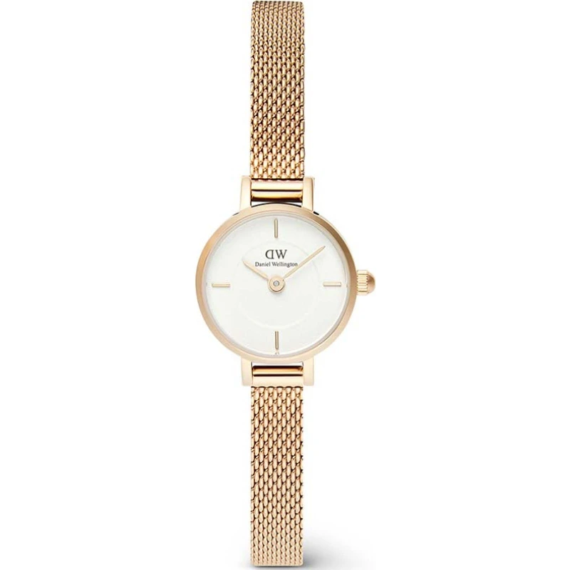 Image of Daniel Wellington Petite Mini 19 Evergold G White Dial Womens Watch DW00100745 DW00100745
