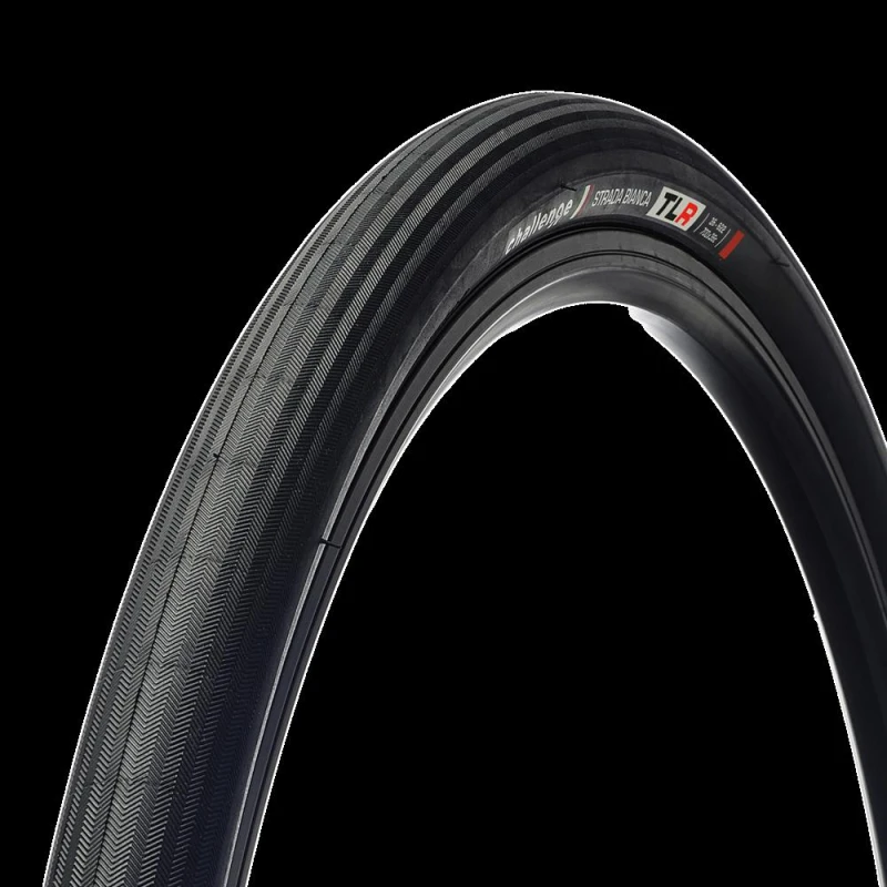 Image of Challenge Strada Bianca Vulcanized Tubeless Ready All Road T Black unisex 700c X36mm
