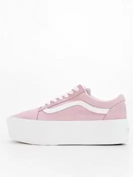 Image of Vans UA Old Skool Stackform, Light Purple, Size 7, Women