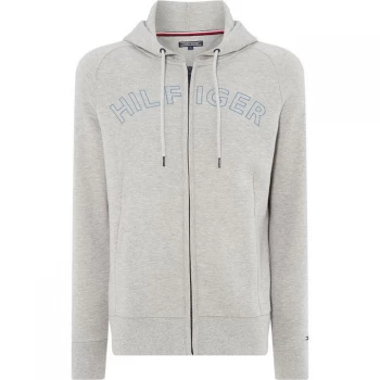 Image of Tommy Bodywear Premium Tech Zip Through Hoodie - Grey