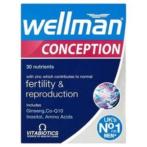 Image of Vitabiotics Wellman Conception Tablets 30s
